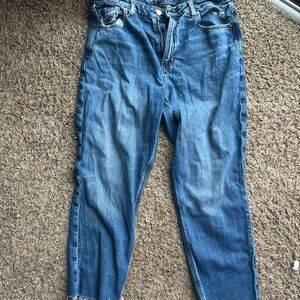American Eagle Outfitters Blue Straight Leg Jeans